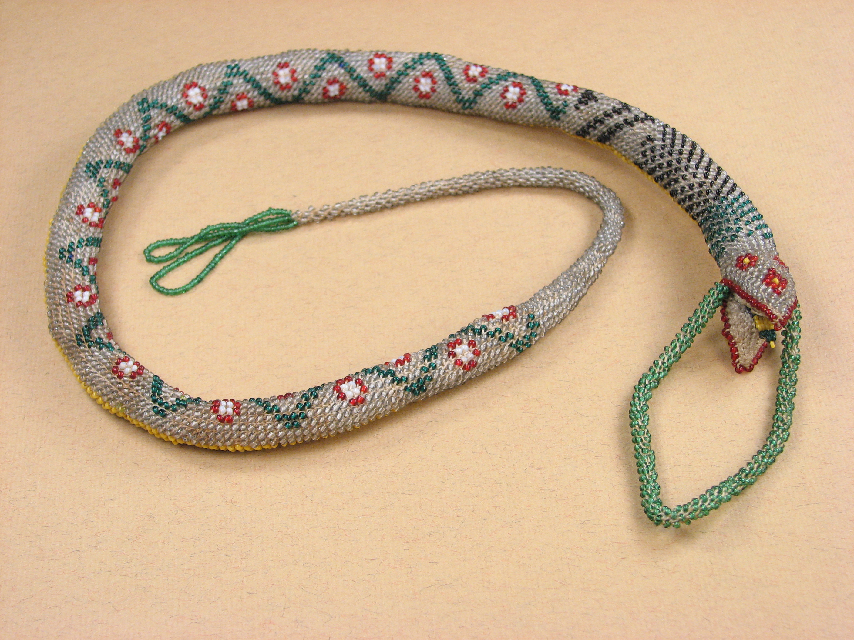 Beaded snake deals necklace